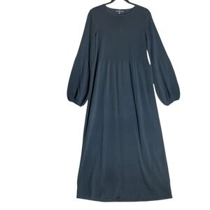 Pomander Place Tuckernuck Black Double Knit Lennox Maxi Dress Medium